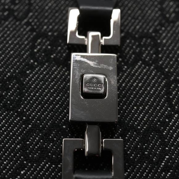 GUCCI GG Canvas Jackie Wallet Navy 05474 Auth 60080A - Picture 8 of 16